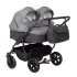 Коляска для двойни CHARLOTTE Sity DUO (Indigo) (Cs 04 (черный+т.серый)) Коляска для двойни CHARLOTTE Sity DUO (Indigo) (Cs 04 (черный+т.серый))