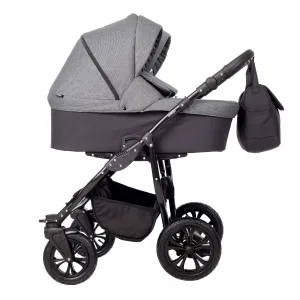 Коляска для двойни CHARLOTTE Sity DUO (Indigo) (Cs 04 (черный+т.серый)) Коляска для двойни CHARLOTTE Sity DUO (Indigo) (Cs 04 (черный+т.серый))