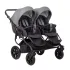 Коляска для двойни CHARLOTTE Sity DUO (Indigo) (Cs 04 (черный+т.серый)) Коляска для двойни CHARLOTTE Sity DUO (Indigo) (Cs 04 (черный+т.серый))