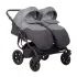 Коляска для двойни CHARLOTTE Sity DUO (Indigo) (Cs 04 (черный+т.серый)) Коляска для двойни CHARLOTTE Sity DUO (Indigo) (Cs 04 (черный+т.серый))