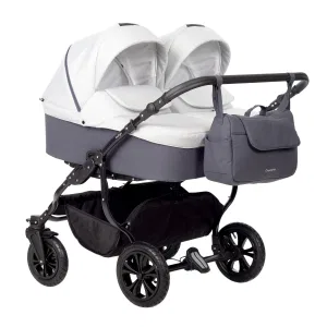 Коляска для двойни CHARLOTTE Sity DUO (Indigo) (Cs 05 (т.серый+св.серый)) Коляска для двойни CHARLOTTE Sity DUO (Indigo) (Cs 05 (т.серый+св.серый))