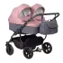 Коляска для двойни CHARLOTTE Sity DUO (Indigo) (Cs 07 (т.серый+т.розовый)) Коляска для двойни CHARLOTTE Sity DUO (Indigo) (Cs 07 (т.серый+т.розовый))