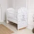 Кровать Indigo STAR MINT (колесо, качалка) - белый арт.KR-0097/8 Кровать Indigo STAR MINT (колесо, качалка) - белый арт.KR-0097/8