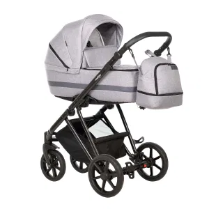 Коляска 2в1 Indigo AVEO - Av 04 (св.серый) Коляска 2в1 Indigo AVEO - Av 04 (св.серый)