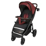 Коляска прогул. EPICA GRANDE (2кол.(18см)2кол.(25см), съемн.бамп.)(упак.1 шт.)(Indigo) (красный)