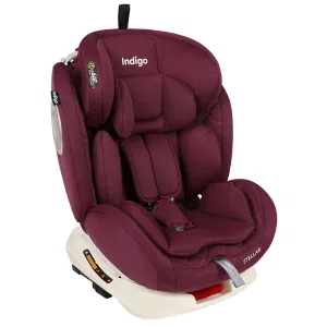 Автокресло Indigo STELLAR, 0+1+2+3 (0-36 кг) - бордовый Автокресло Indigo STELLAR, 0+1+2+3 (0-36 кг) - бордовый