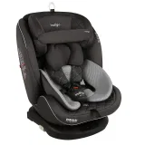 Автокресло Indigo AERO, ST-3 с фиксатором, 0+1+2+3 (0-36 кг) - серый-серый
