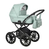 Коляска BROCO Eco Plus 14 (Indigo) (Be 04 (шалфей кожа))