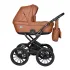 Коляска BROCO Eco Plus 14 (Indigo) (Be 06 (коричневая кожа)) Коляска BROCO Eco Plus 14 (Indigo) (Be 06 (коричневая кожа))