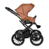 Коляска BROCO Eco Plus 14 (Indigo) (Be 06 (коричневая кожа)) Коляска BROCO Eco Plus 14 (Indigo) (Be 06 (коричневая кожа))