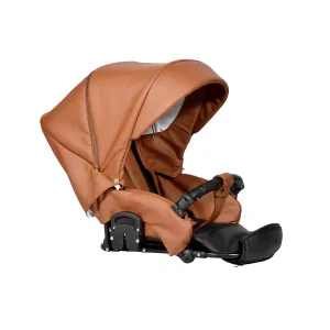 Коляска BROCO Eco Plus 14 (Indigo) (Be 06 (коричневая кожа)) Коляска BROCO Eco Plus 14 (Indigo) (Be 06 (коричневая кожа))
