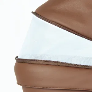 Коляска BROCO Eco Plus 14 (Indigo) (Be 06 (коричневая кожа)) Коляска BROCO Eco Plus 14 (Indigo) (Be 06 (коричневая кожа))