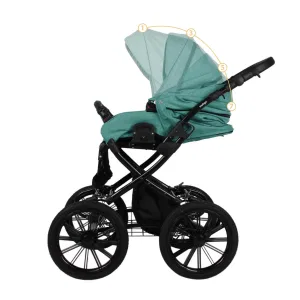 Коляска VERONA Classic 14 (Indigo) (Ve 04 (зеленый)) Коляска VERONA Classic 14 (Indigo) (Ve 04 (зеленый))