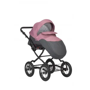 Коляска CHARLOTTE Sity Classic 12 (Indigo) (Cs 07 (т.серый+т.розовый)) Коляска CHARLOTTE Sity Classic 12 (Indigo) (Cs 07 (т.серый+т.розовый))