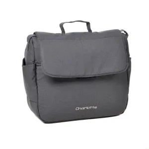 Коляска CHARLOTTE Sity Classic 12 (Indigo) (Cs 07 (т.серый+т.розовый)) Коляска CHARLOTTE Sity Classic 12 (Indigo) (Cs 07 (т.серый+т.розовый))