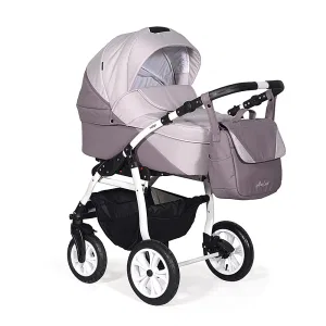 Коляска ALMA Lux 2в1 (Indigo) (Al 05 (т.пудра кожа+розовый)) Коляска ALMA Lux 2в1 (Indigo) (Al 05 (т.пудра кожа+розовый))