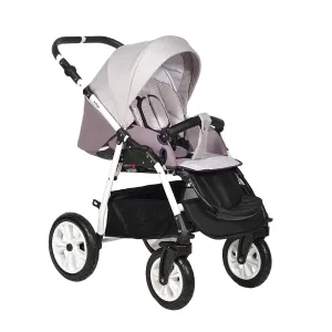 Коляска ALMA Lux 2в1 (Indigo) (Al 05 (т.пудра кожа+розовый)) Коляска ALMA Lux 2в1 (Indigo) (Al 05 (т.пудра кожа+розовый))
