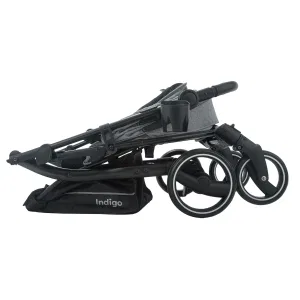 Коляска прогул. SIGMA LUX (2кол.(18см)2кол.(20,5см), съемн.бамп.)(упак.1 шт.)(Indigo) (серый) Коляска прогул. SIGMA LUX (2кол.(18см)2кол.(20,5см), съемн.бамп.)(упак.1 шт.)(Indigo) (серый)