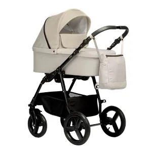 Коляска COMFORT 2в1 (Indigo) (Co 01 (св.бежевый+бежевая кожа)) Коляска COMFORT 2в1 (Indigo) (Co 01 (св.бежевый+бежевая кожа))