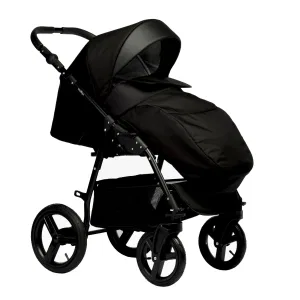 Коляска COMFORT 2в1 (Indigo) (Co 02 (черный+черная кожа)) Коляска COMFORT 2в1 (Indigo) (Co 02 (черный+черная кожа))