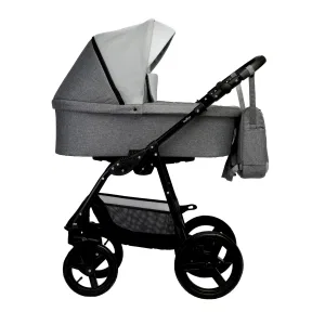 Коляска COMFORT 2в1 (Indigo) (Co 04 (серый+св.серая кожа)) Коляска COMFORT 2в1 (Indigo) (Co 04 (серый+св.серая кожа))