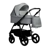 Коляска COMFORT 2в1 (Indigo) (Co 05 (св.серый + св.серая кожа))