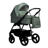 Коляска COMFORT 2в1 (Indigo) (Co 06 (шалфей + шалфей кожа))