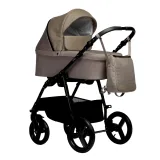 Коляска COMFORT 2в1 (Indigo) (Co 07 (т.бежевый + т.бежевая кожа))