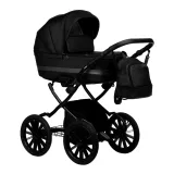 Коляска AVEO ECO Plus 14 (Indigo) (Ae 02 (черная кожа))
