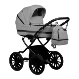Коляска AVEO ECO Plus 14 (Indigo) (Ae 05 (св.серая кожа))