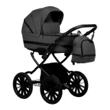 Коляска AVEO ECO Plus 14 (Indigo) (Ae 06 (т.серая кожа))