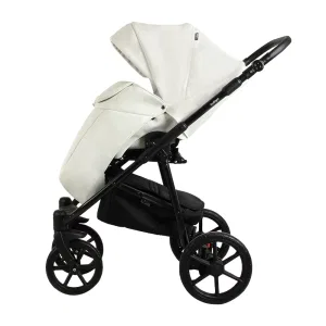 Коляска BROCO Eco 2в1 (Indigo) (Be 01 (белая кожа)) Коляска BROCO Eco 2в1 (Indigo) (Be 01 (белая кожа))