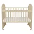 *Кровать детская Indigo With Love (фигур.спин.,колесо-качалка), массив березы, ЛДСП, ПВХ накладка (слоновая кость STAR ROSE) *Кровать детская Indigo With Love (фигур.спин.,колесо-качалка), массив березы, ЛДСП, ПВХ накладка (слоновая кость STAR ROSE)